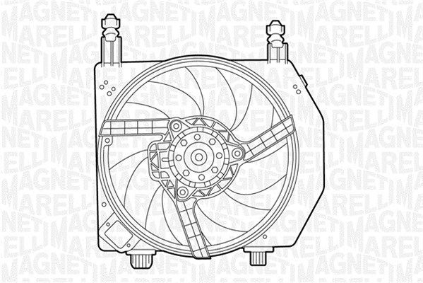 MAGNETI MARELLI Ventilaator,mootorijahutus 069422399010